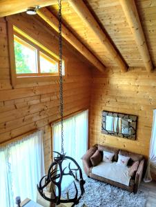 Posezení v ubytování Ferienhaus Romantika