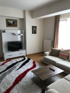 Posezení v ubytování Dubleks şık daire