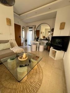 TV a/nebo společenská místnost v ubytování Cosy appartement