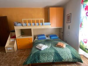 Postel nebo postele na pokoji v ubytování Casa di Simone