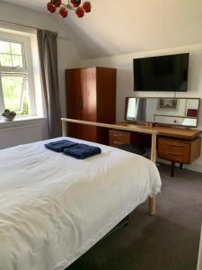 TV a/nebo společenská místnost v ubytování Lauderdale lodge barnstaple