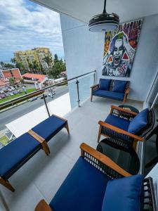 Posezení v ubytování Luxury Condo at Viva Jaco Residence