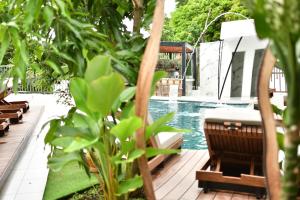 Bazén v ubytování Hotel Boutique Palma Arena nebo v jeho okolí