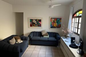 Χώρος καθιστικού στο Casa de Praia - Vá a pé pra praia!