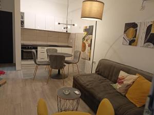 Istumisnurk majutusasutuses Apartman Zoja