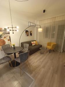 Istumisnurk majutusasutuses Apartman Zoja