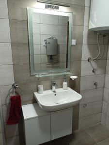 Koupelna v ubytování Apartman Zoja