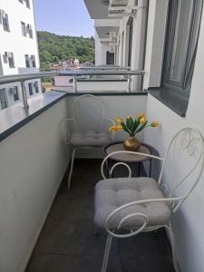 Balkón nebo terasa v ubytování Apartman Zoja