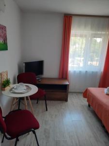 Vila Alba Brasov客房内的一张或多张床位