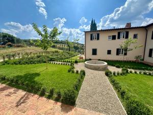 Zahrada ubytování Borgo dei Rosai