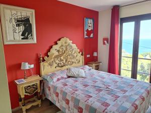 Posteľ alebo postele v izbe v ubytovaní Apt CON VISTAS ISLAS MEDAS