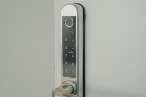 a remote control is shown on a white background at CH Barco in Madrid