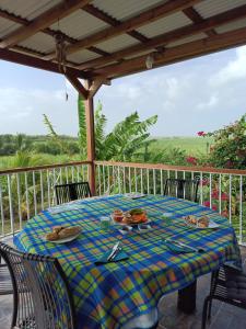 Balkón nebo terasa v ubytování Kaz a Klemence Gite creole avec piscine et table dhotes a Anse Bertrand + 37 fotografií