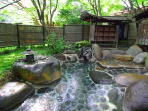 Zahrada ubytování Arai Ryokan