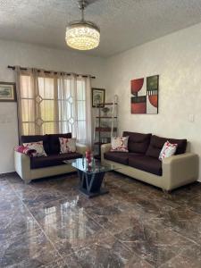 Posezení v ubytování Casa Jacaranda