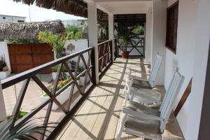 En balkon eller terrasse på Casa Aventura