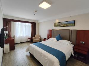 Voodi või voodid majutusasutuse Bestway Hotel Xi'an toas