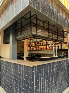 Lounge nebo bar v ubytování Alenti Sitges Hotel