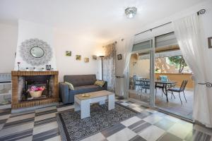 Et opholdsområde på Apartamento Arrecife D