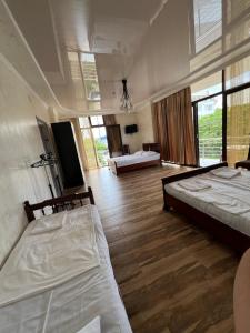Postel nebo postele na pokoji v ubytování TikTok house + 37 fotografií