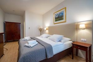 Postel nebo postele na pokoji v ubytování Hotel Volf