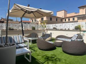 Posezení v ubytování Rome Life Hotel
