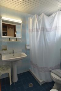 Koupelna v ubytování Andromeda Hotel