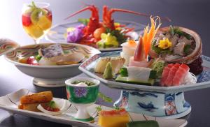 Refeições no ryokan ou nas proximidades