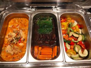 Essen im Hotel oder in der Nähe