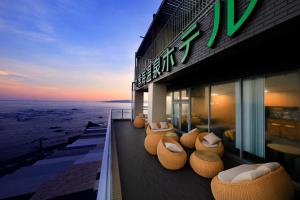 Üldine merevaade või majutusasutusest Ocean View Hiromi SPA Hotel温泉と絶景の宿 pildistatud vaade