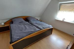 Katil atau katil-katil dalam bilik di Ferienwohnung Klärchen mit Balkon