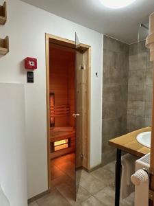 Koupelna v ubytování Ribno Luxury Glamping