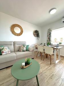 Χώρος καθιστικού στο Apartamento Villa Azul, 1ª línea de playa