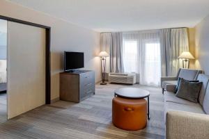 TV o dispositivi per l'intrattenimento presso Comfort Inn & Suites Boulder