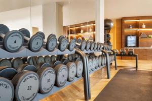 Фитнес-центр и/или тренажеры в The Plaza Doha, LXR Hotels & Resorts
