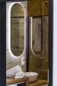 Koupelna v ubytování SanHeksan