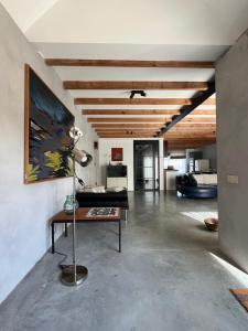 Ένα ή περισσότερα κρεβάτια σε δωμάτιο στο Surferhuis
