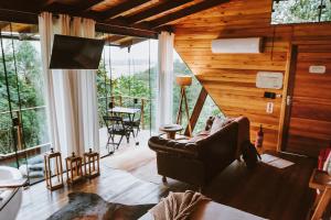 Ruang duduk di Vale dos Saltos Cabanas