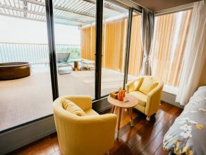 Istumisnurk majutusasutuses Ocean View Hiromi SPA Hotel温泉と絶景の宿