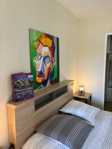Posteľ alebo postele v izbe v ubytovaní Appartement - les jardins de Cybèle - Gréoux-Les-Bains