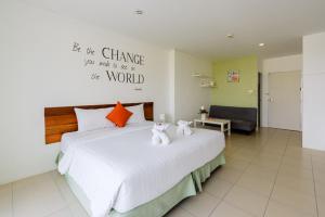 Postel nebo postele na pokoji v ubytování Little Home Ao Nang