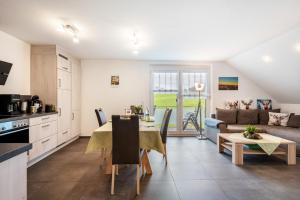 Kuchyň nebo kuchyňský kout v ubytování Haus Panoramasicht