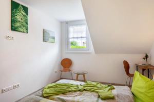 Postel nebo postele na pokoji v ubytování Haus Panoramasicht