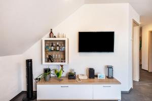 TV a/nebo společenská místnost v ubytování Haus Panoramasicht