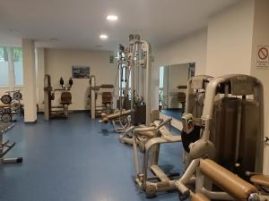 Fitness centrum a/nebo fitness zařízení v ubytování Apartmán Petr Sankt Englmar, Bayerische Wald
