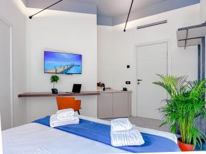 Postel nebo postele na pokoji v ubytování Porta Venezia - Luxy Suites - 6 camere