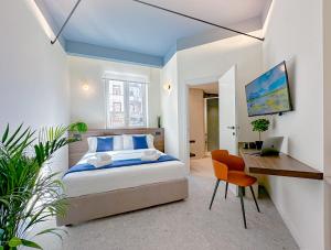 Postel nebo postele na pokoji v ubytování Porta Venezia - Luxy Suites - 6 camere