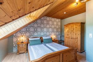 Postel nebo postele na pokoji v ubytování Haus Berger