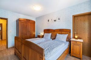 Postel nebo postele na pokoji v ubytování Haus Berger