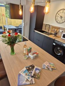 Dapur atau dapur kecil di Casa Délia, maison lumineuse et moderne